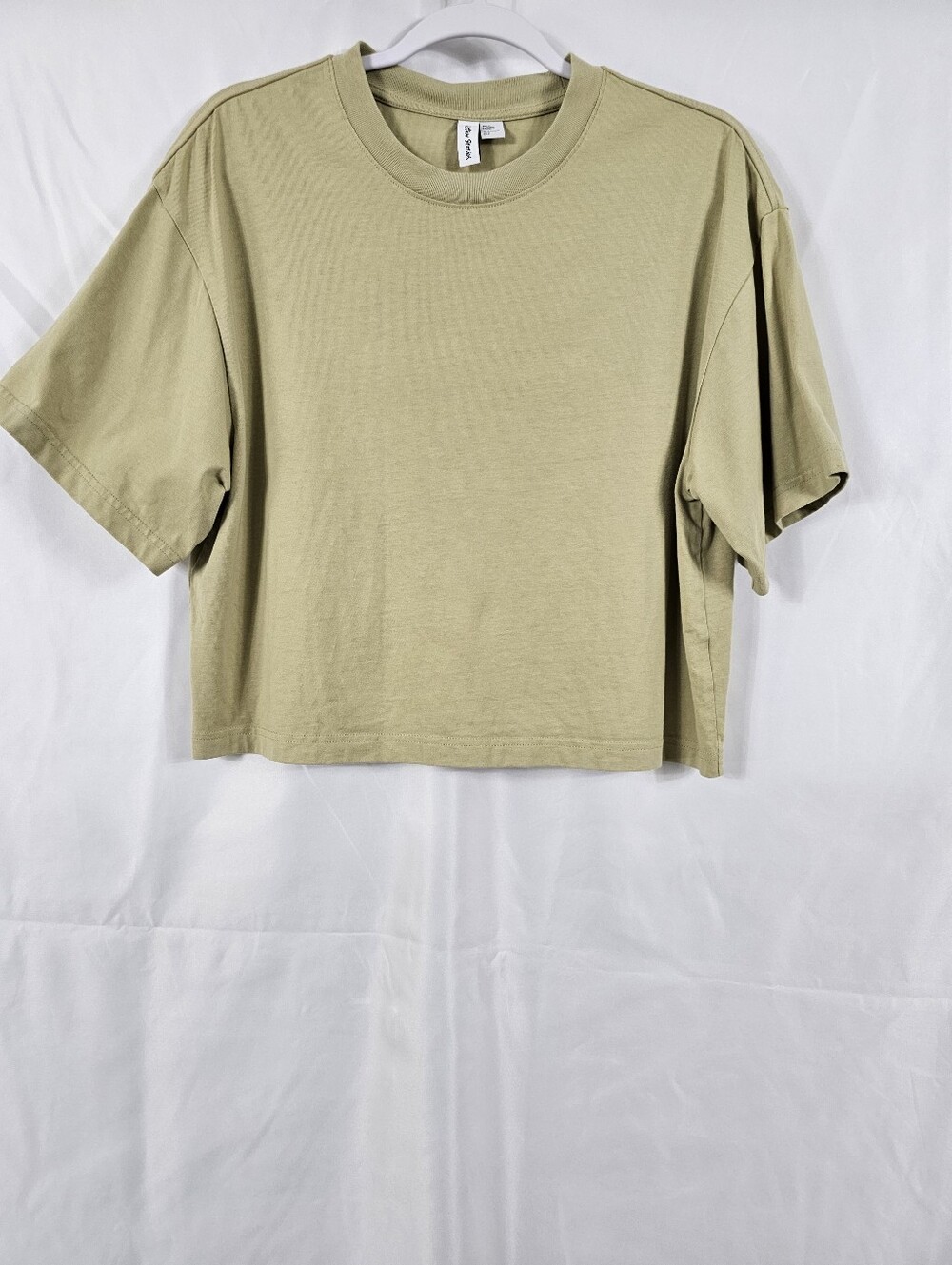 & Other Stories Relaxed Short Sleeve T-Shirt in Green - Size S